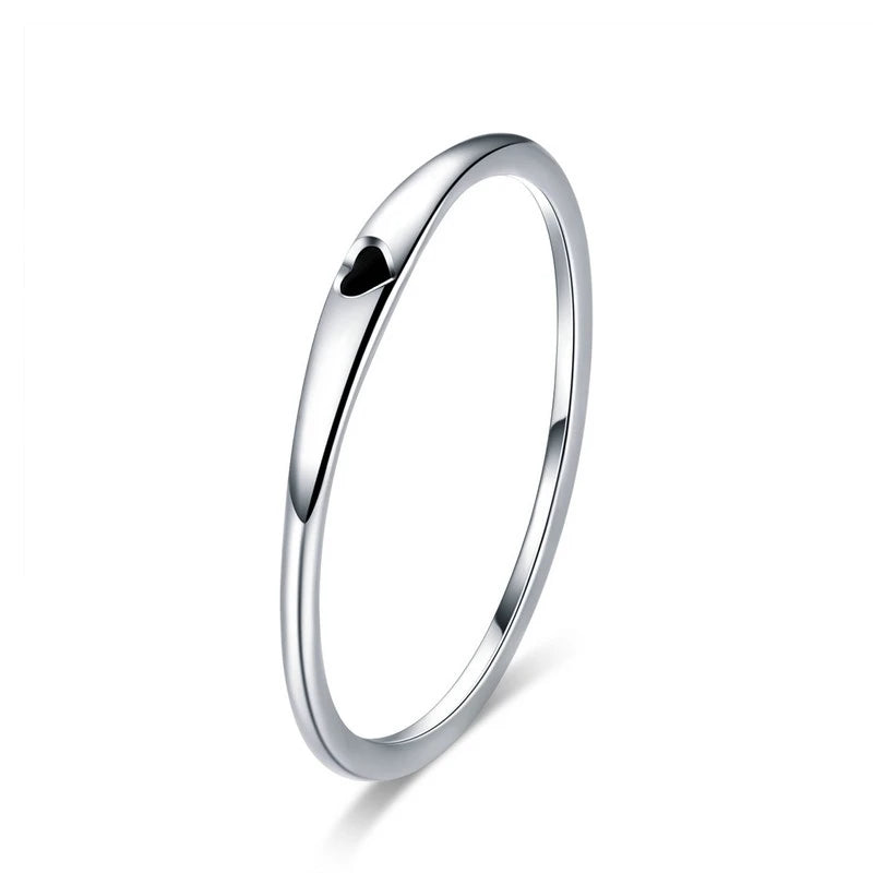 Gegraveerde hart ring